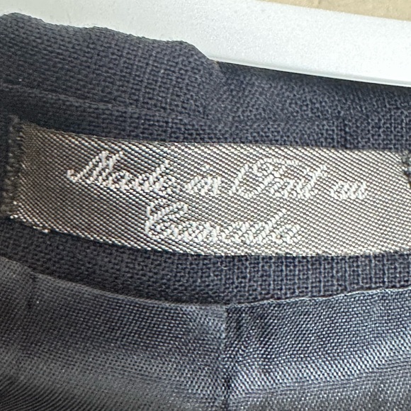 Tip Top Size L Classic Black Men's Blazer - Picture 4 of 8